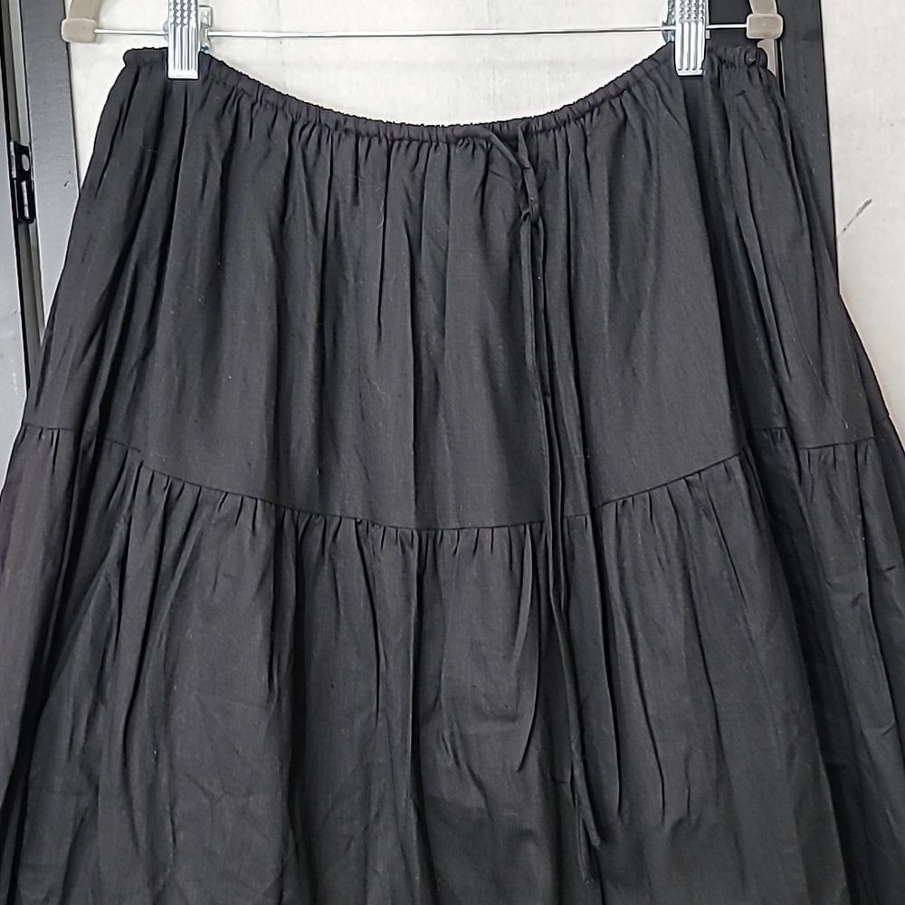 Dissh Fletcher Black Linen Blend Skirt Size 14 - Picture 5 of 9